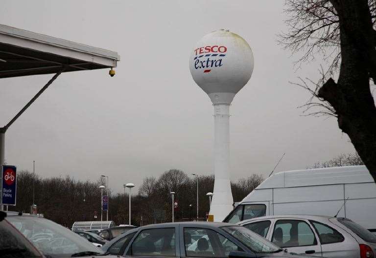 The water tower will turn from white to grey, planning documents have revealed. Picture: rainham-history.co.uk