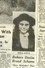 Sheila Martin. Pictured in a Kent Messenger article at the time of her murder