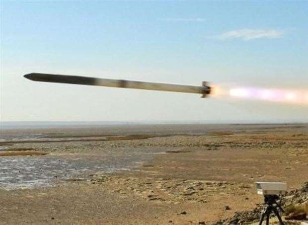 A missile test at Shoeburyness. Picture: QinetiQ (9873905)