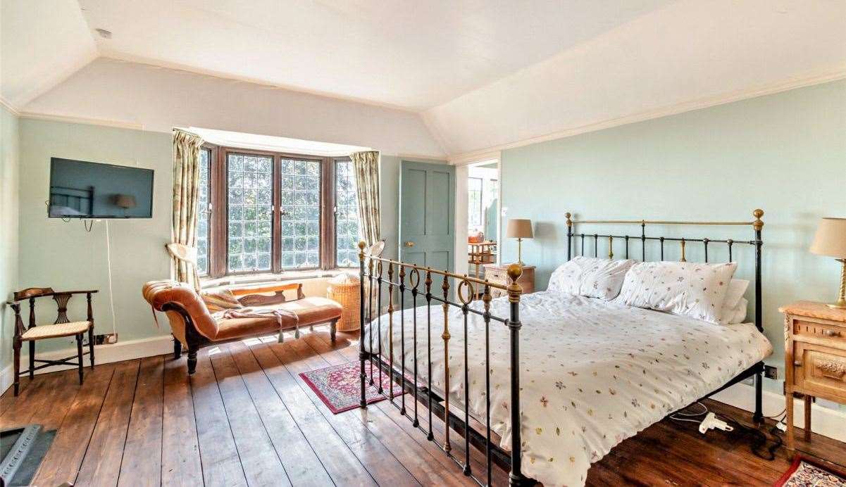 The property has six bedrooms, including a principal suite with its own bathroom and dressing room. Picture: Strutt and Parker