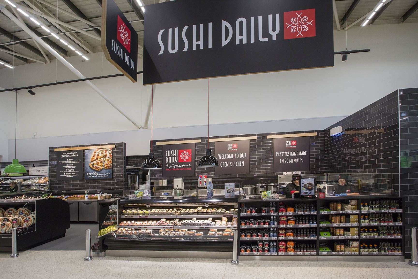 A Sushi Daily bar opened Kings Hill Asda back in 2019