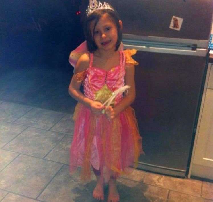 Like any little girl, Ashley loved wearing princess dresses