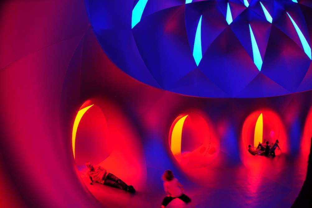The spectacular Pentalum Luminarium was visited by more than 3,000 people last year