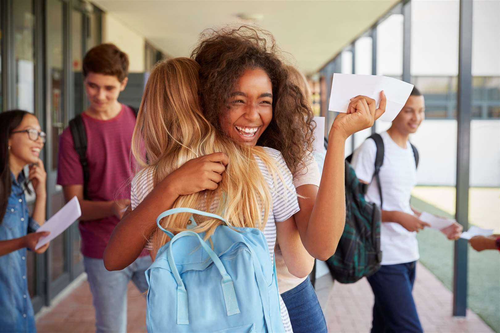 Students collected their results this week. Image: iStock.