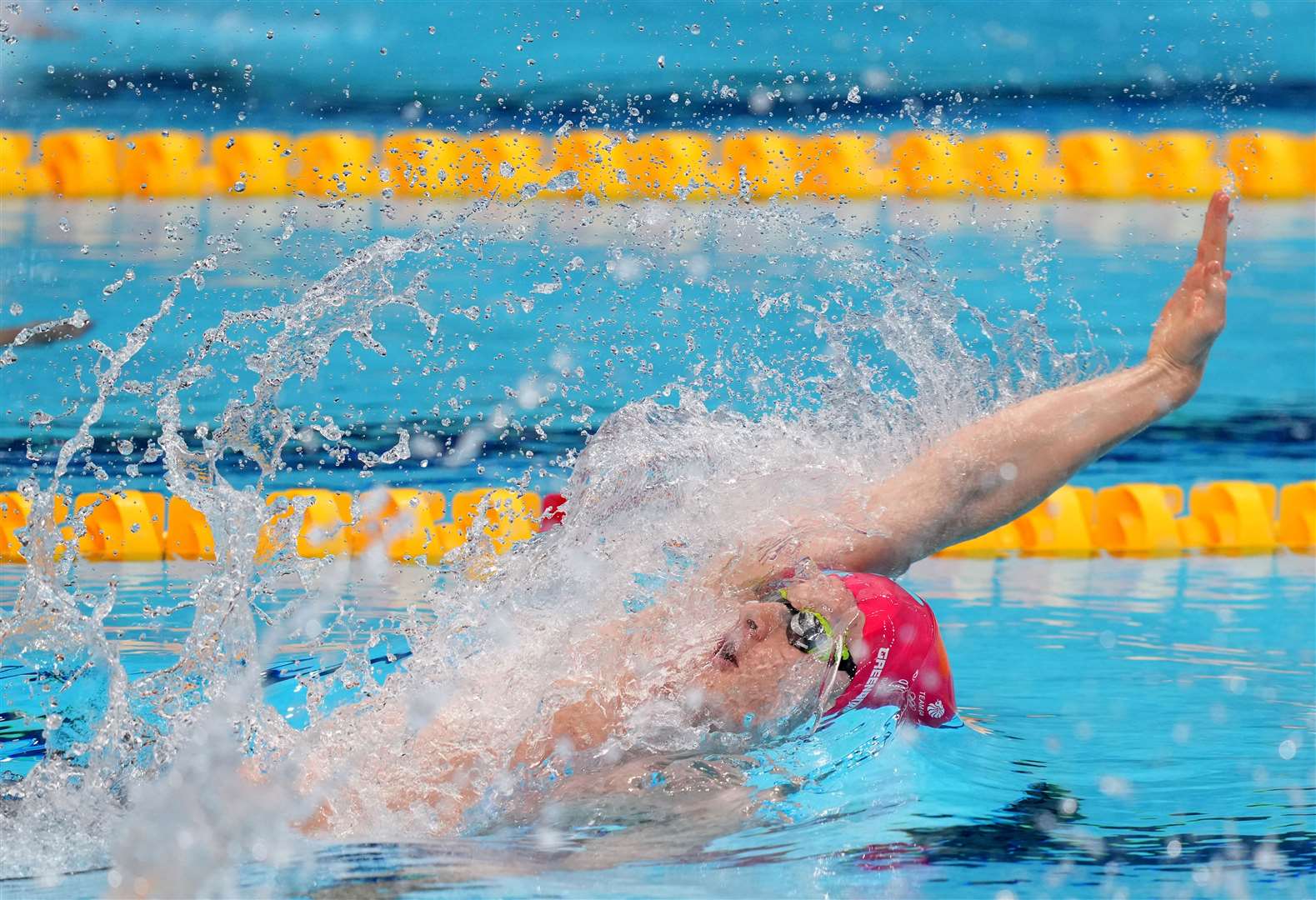The 23-year-old is in the final of the men’s 200m backstroke (Joe Giddens/PA)