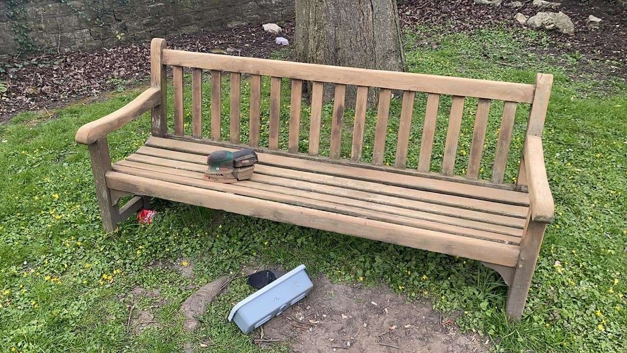 Mark Allan's first connect bench before he worked on it (46132487)