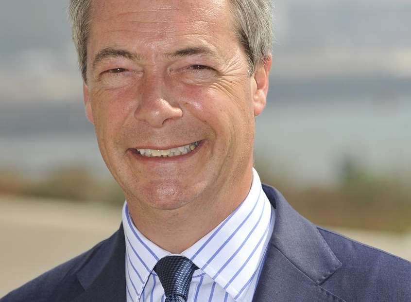 UKIP leader Nigel Farage has his eyes on a Kent seat