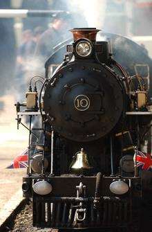 A loco from the Romney Hythe and Dymchurch Railway