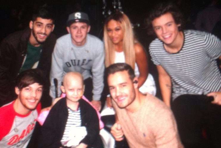 Stacey Mowle met One Direction