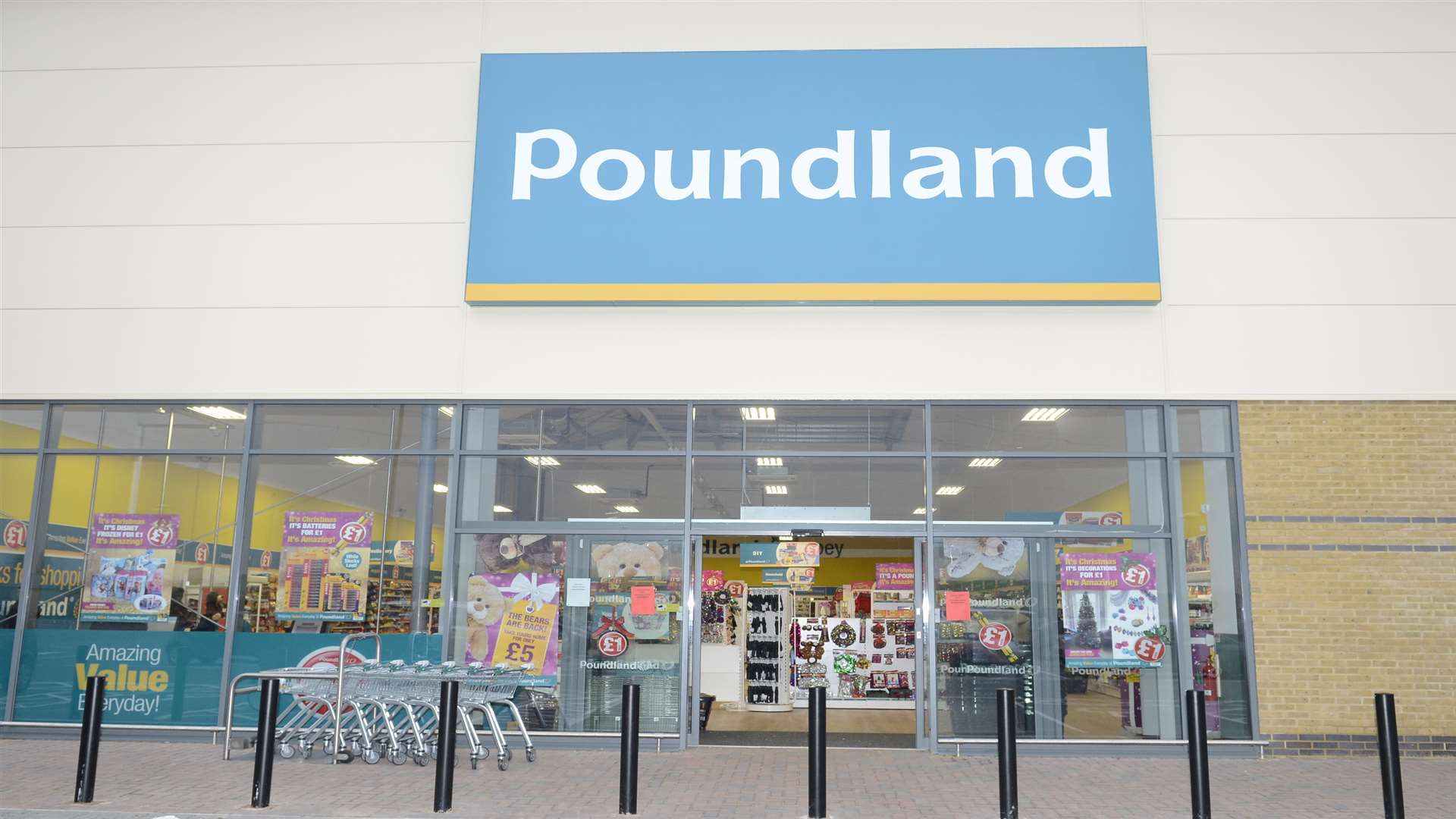 Poundland. Library image