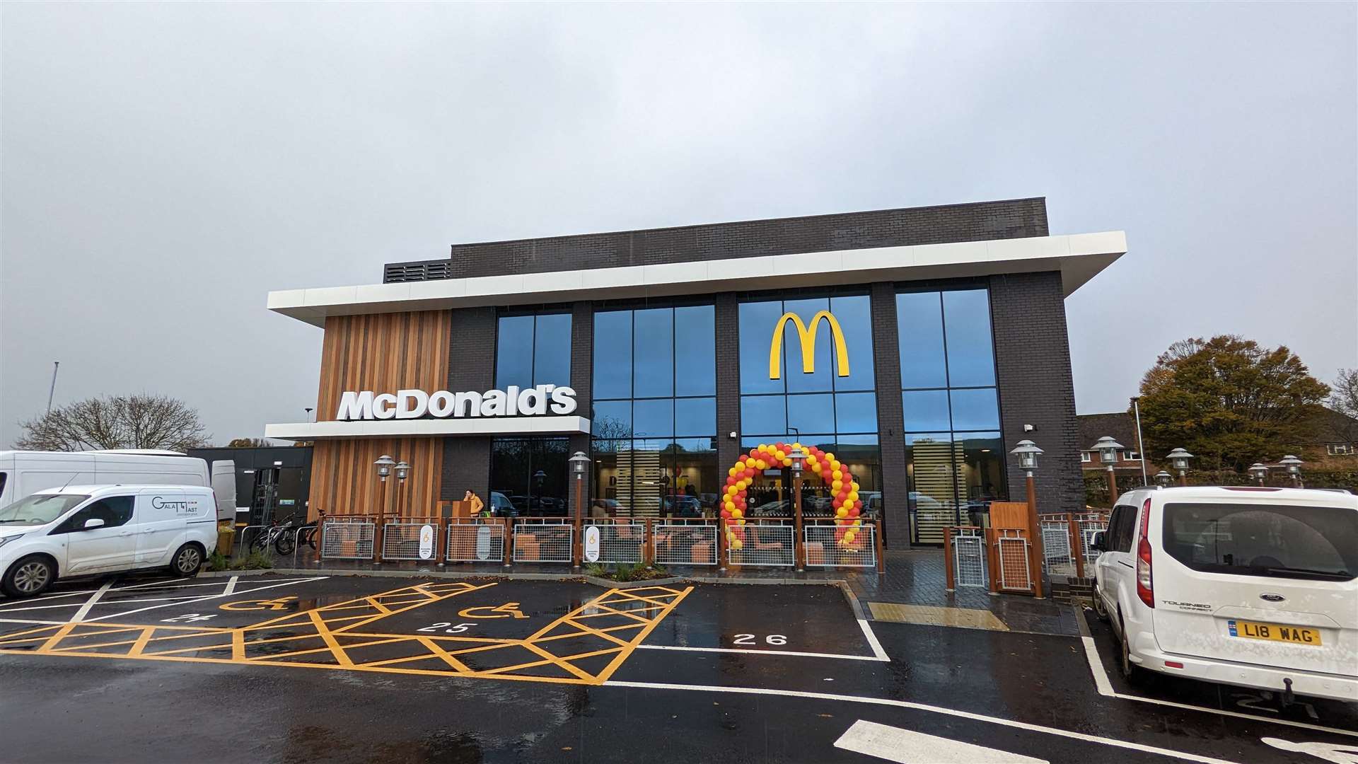 The two-storey McDonald's in Folkestone - where the kitchen is upstairs
