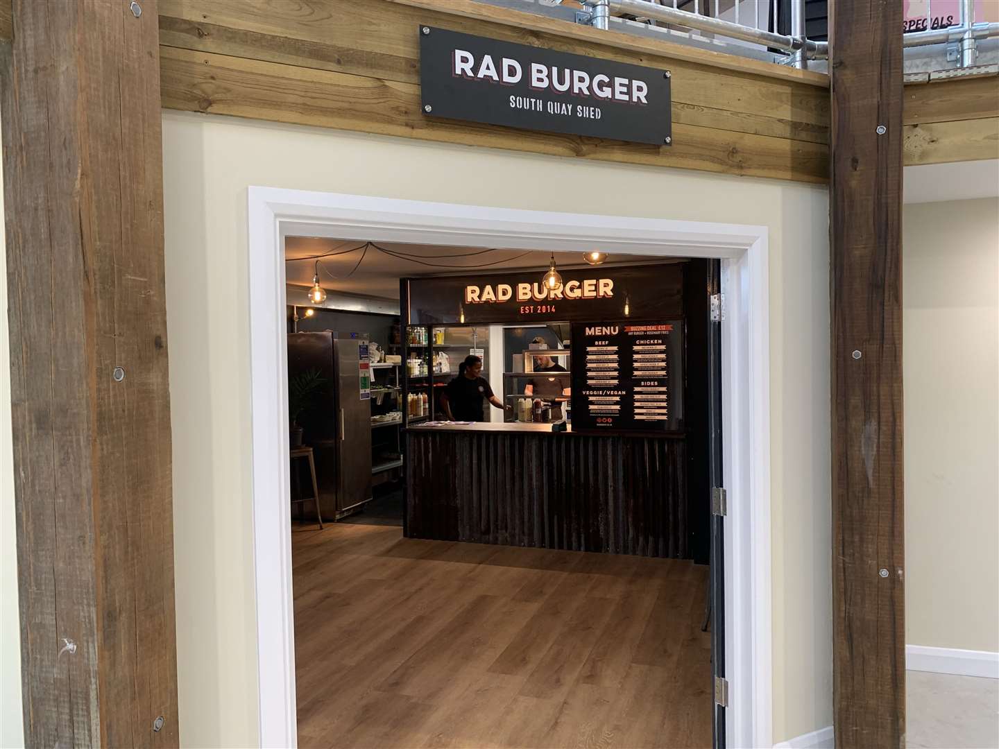 Rad Burger opened at the South Quay Shed in Whitstable harbour. Picture: Canterbury City Council