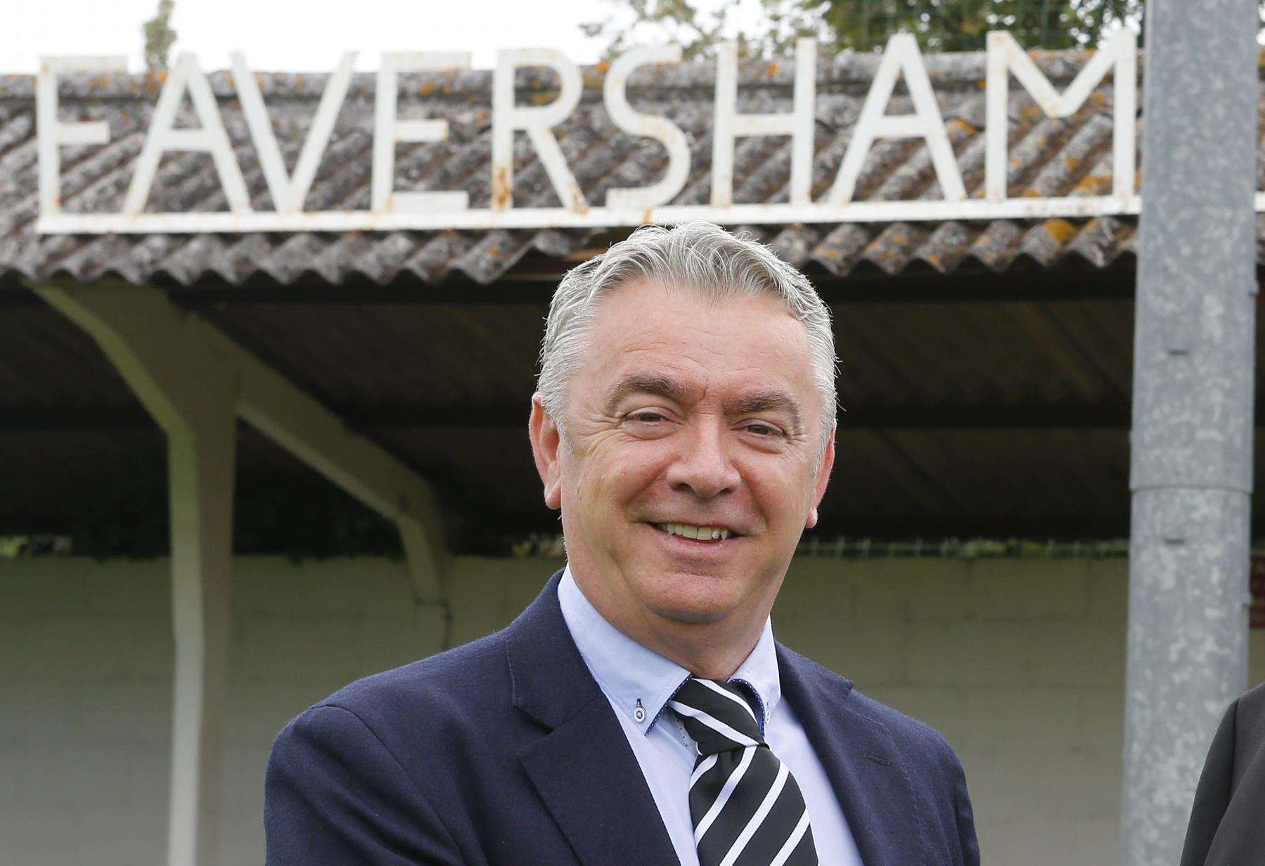 Faversham Town chairman Paul Bennett. Picture: Andy Jones