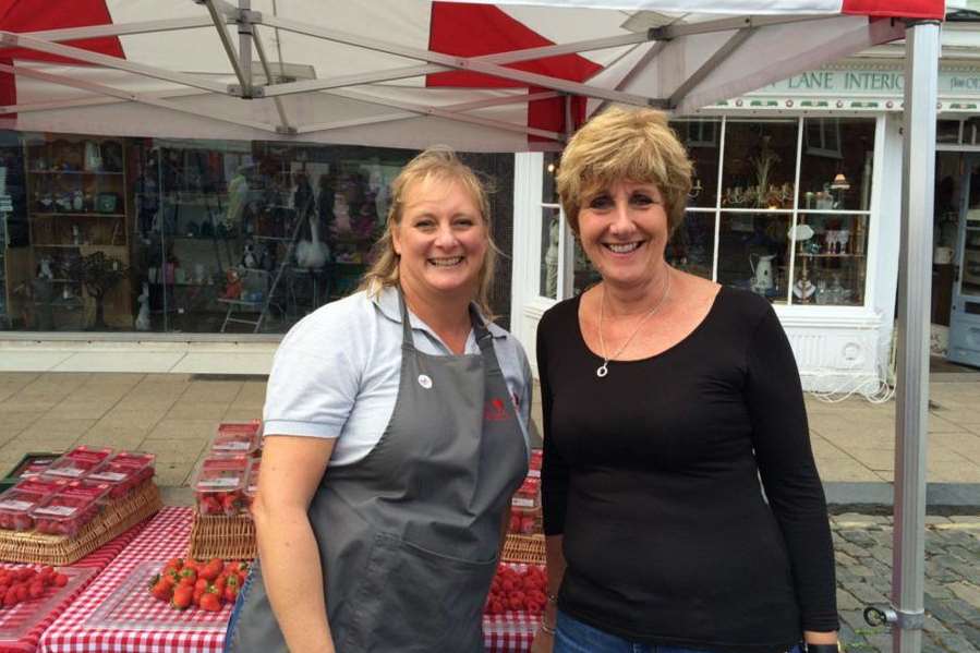 Great British Bake Off's Jane Beedle visited Faversham Food Festival over the weekend.