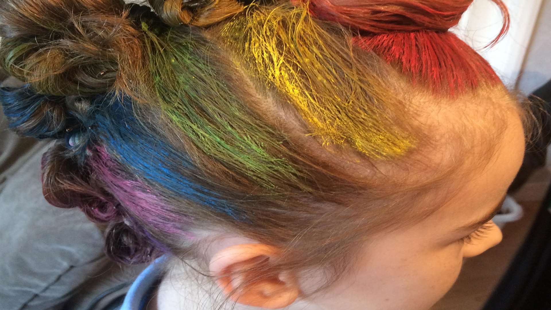 Phoebe is Rainbow Dash from My Little Pony