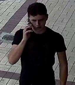 Police would like to talk to this man in connection with the fraud. Picture: Kent Police