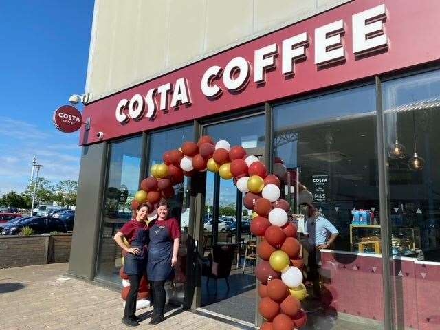 The new Costa Coffee has opened at Chatham Dockside