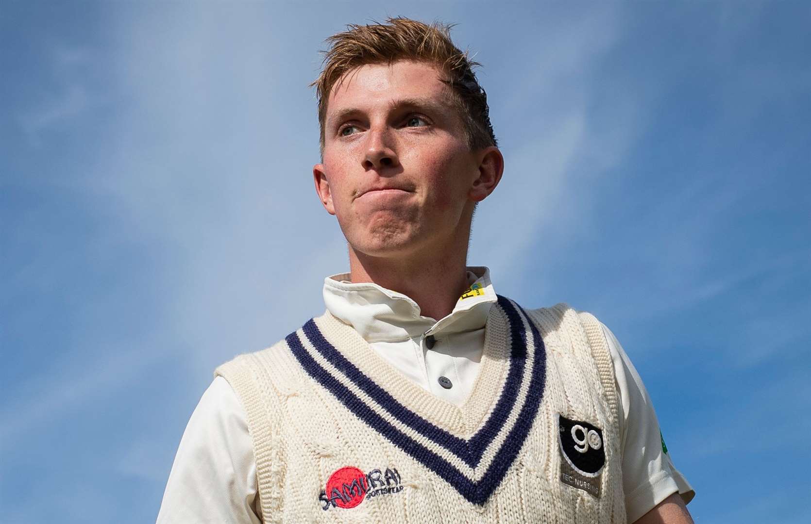 Kent's Zak Crawley has been ruled out of the first two Tests against India. Picture: Ady Kerry