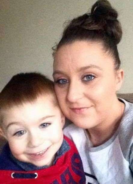 Lucas Dobson with his mum Kirsty Furze Picture: Kirsty Furze