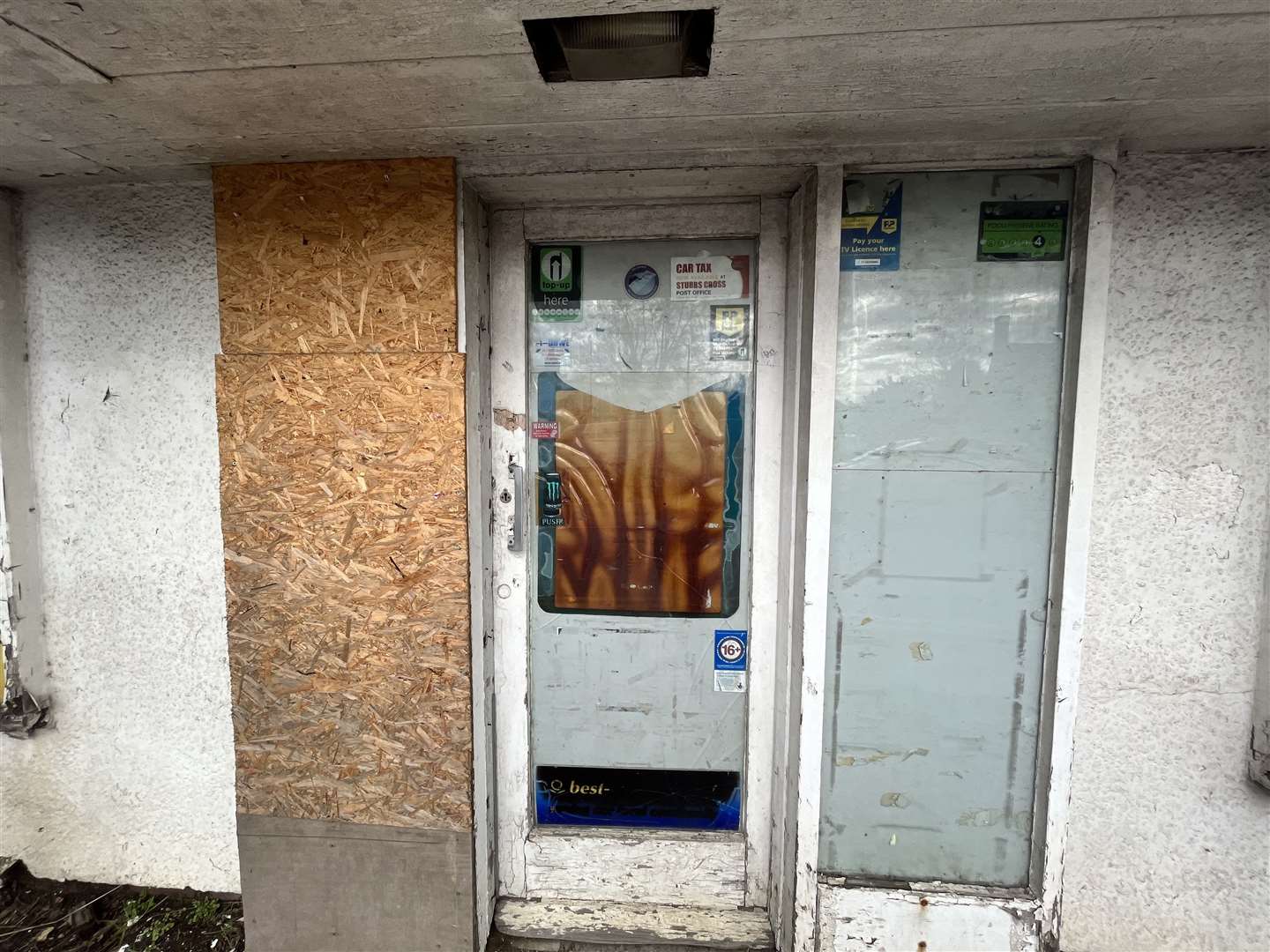 Residents have welcomed the plans for housing to replace the "eyesore" shop