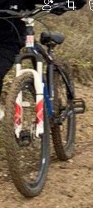 The child’s cycle was reported stolen from Lavender Hill, Swanley. Picture supplied by Kent Police