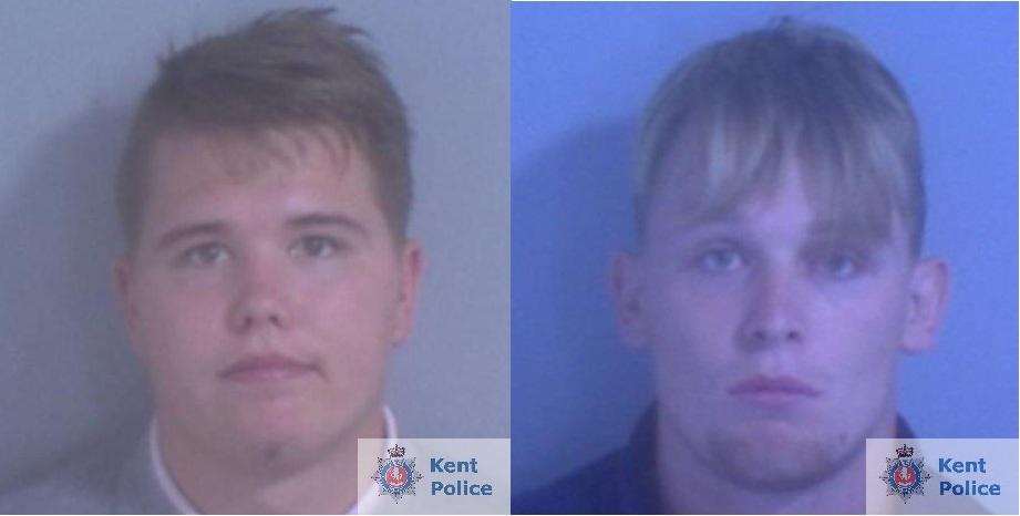 Linchum Price, right, and his brother John Price have both been jailed. Picture: Kent Police