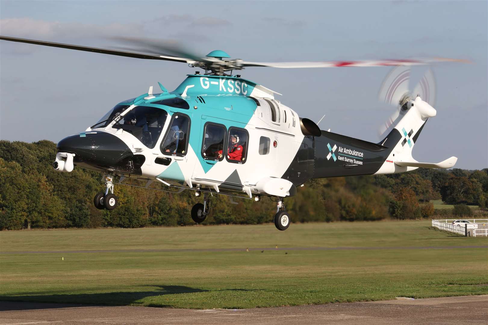 The air ambulance has been called out to Kings Hill