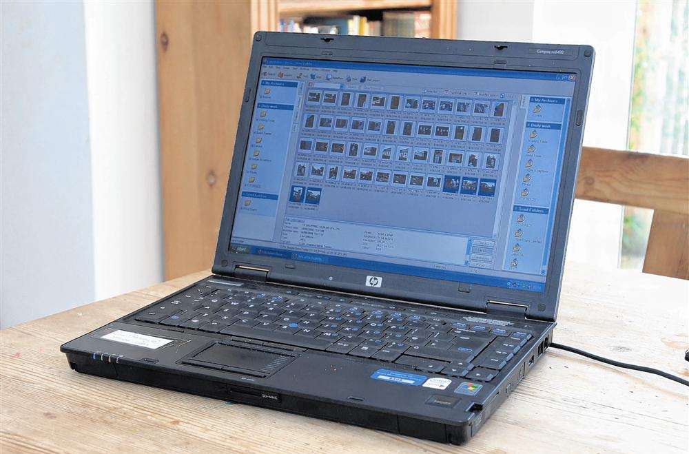 A laptop computer