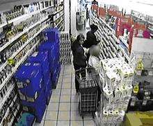 CCTV image from Savers