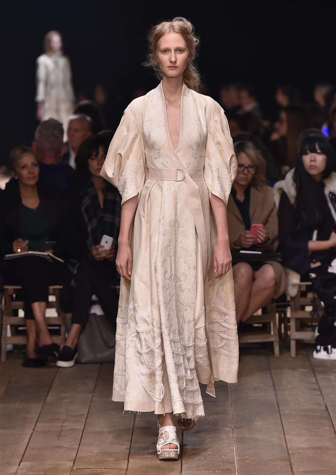 Royal designer Sarah Burton for Alexander McQueen has been inspired by Huguenot weavers