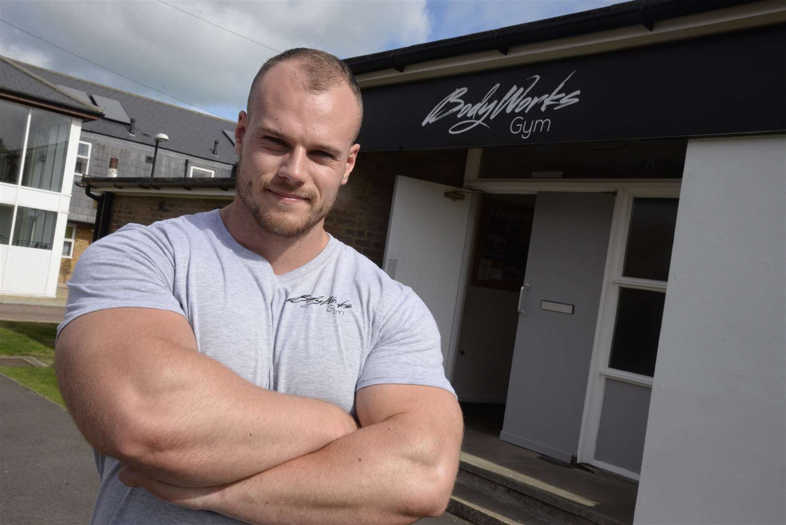 Callum Vine, owner of The Bodyworks Gym in Deal, is allowing 25 members in at once