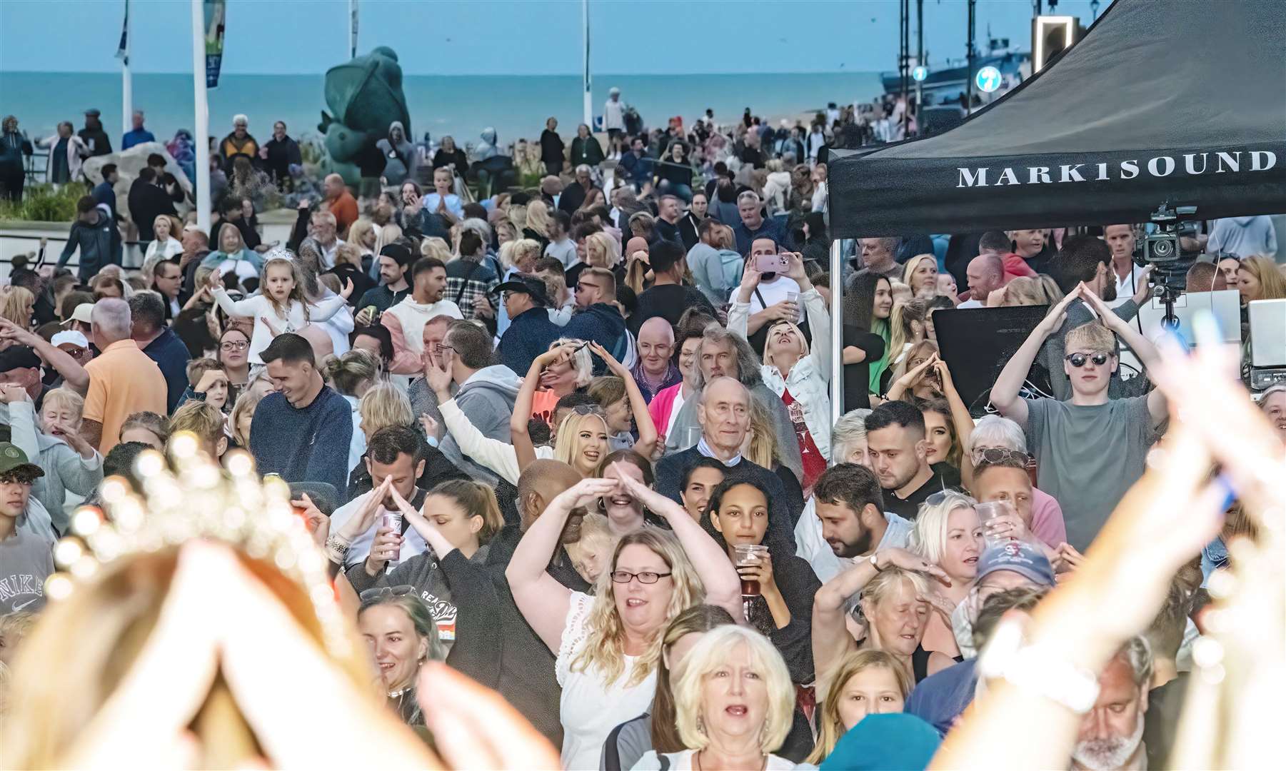 The party was held along the seafront. Picture: Chris Mansfield