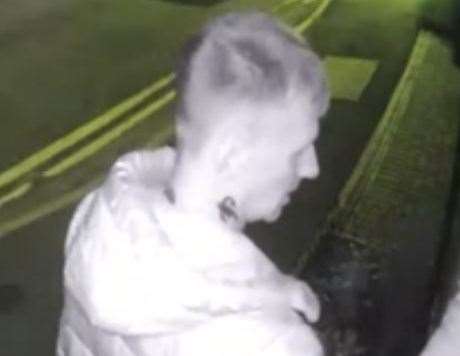 Detectives investigating burglary offences in Maidstone have issued an image of a man they would like to identify