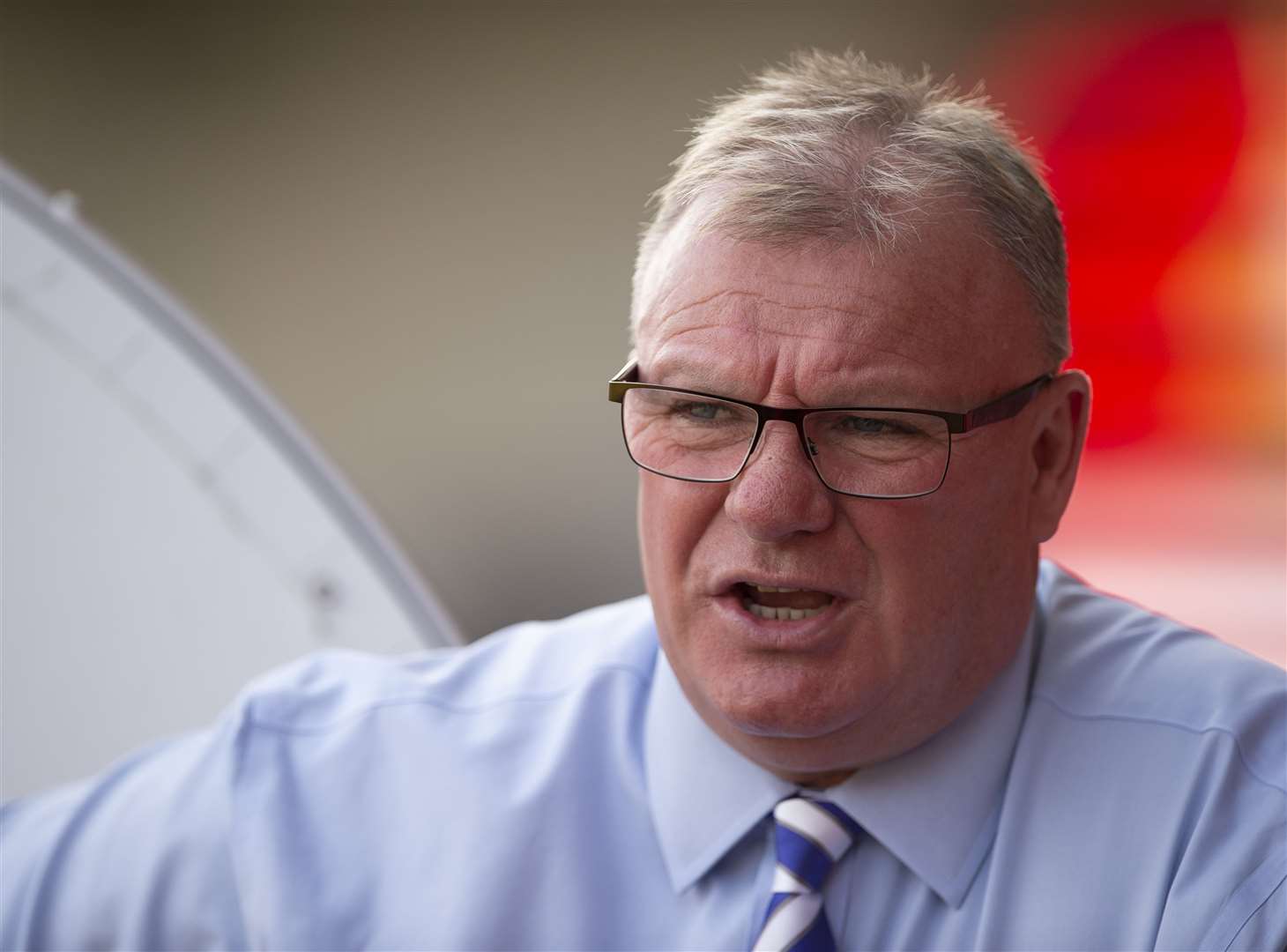 Gillingham manager Steve Evans is waiting on a decision about the League 1 season