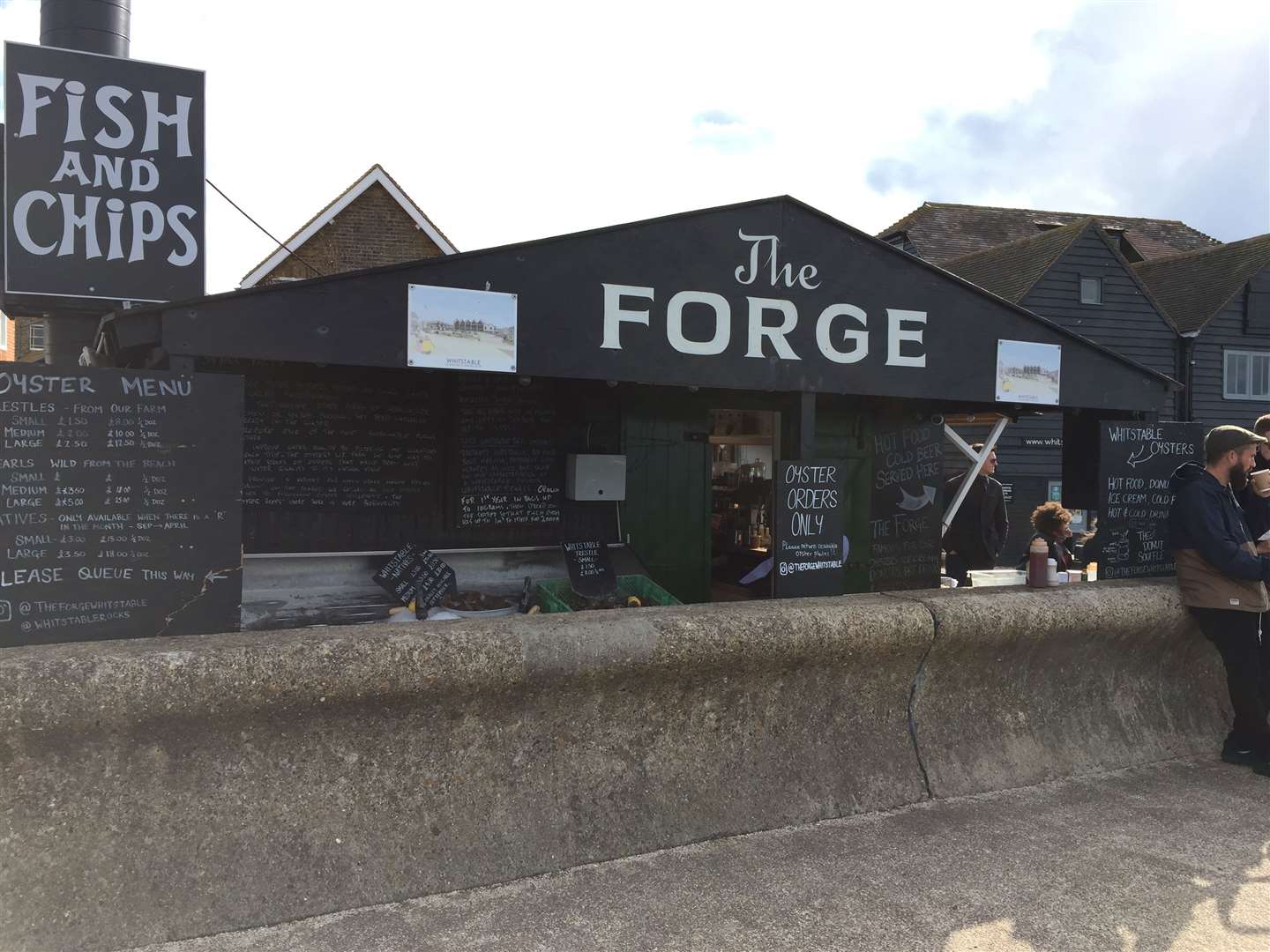 The Forge in Whitstable near Sea Wall