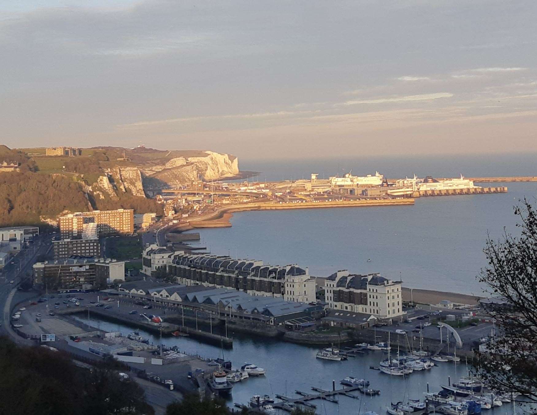 The migrants were brought to Dover for interview and assessment