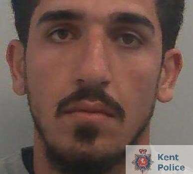 Dedawan Kakel, 25, has been jailed for four years. Picture: Kent Police