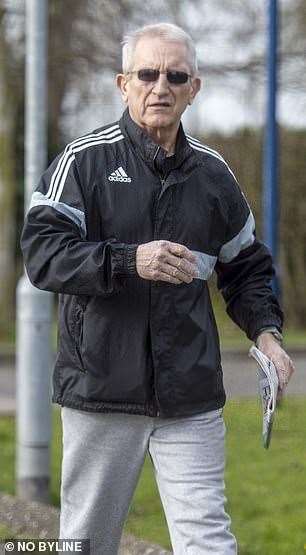Latest picture of convicted murder Kenneth Noye at Standford Hill Open Prison, Eastchurch