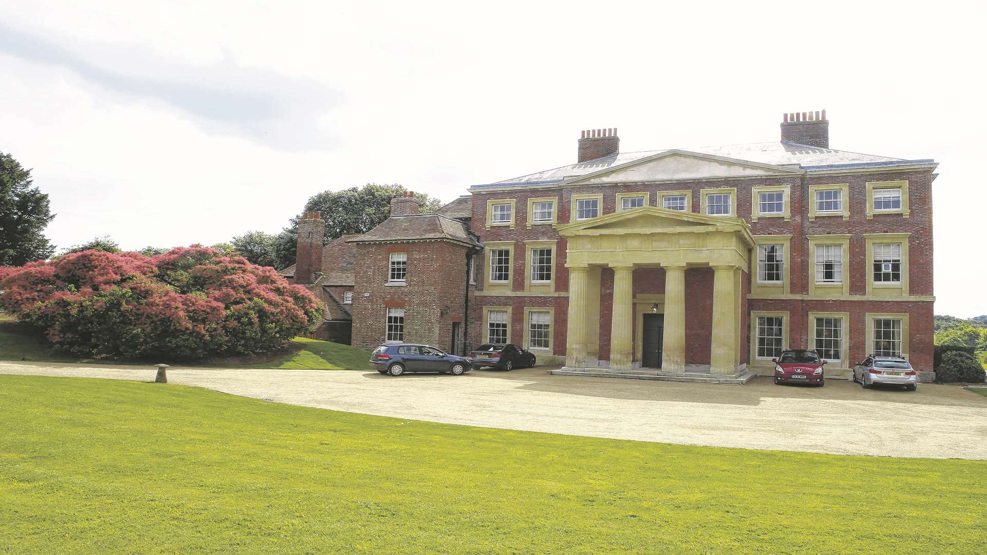 The manor house at Goodnestone Park