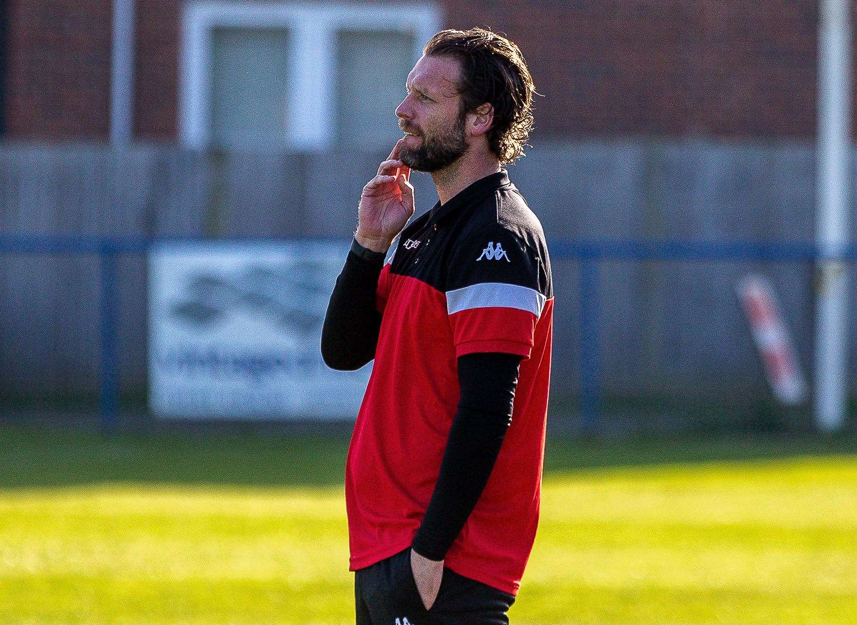 Margate manager Andy Drury. Picture: Les Biggs