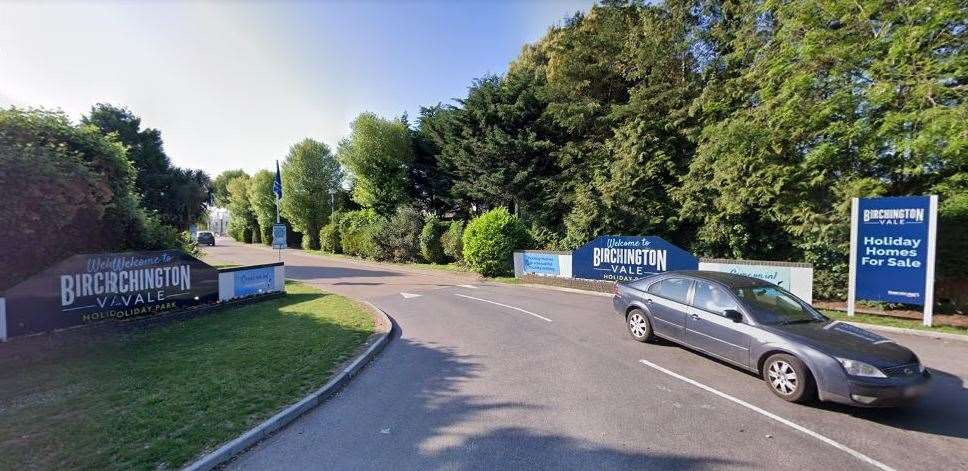 A man is said to have bitten off part of a rival's ear at Birchington Vale Holiday Park. Picture: Google
