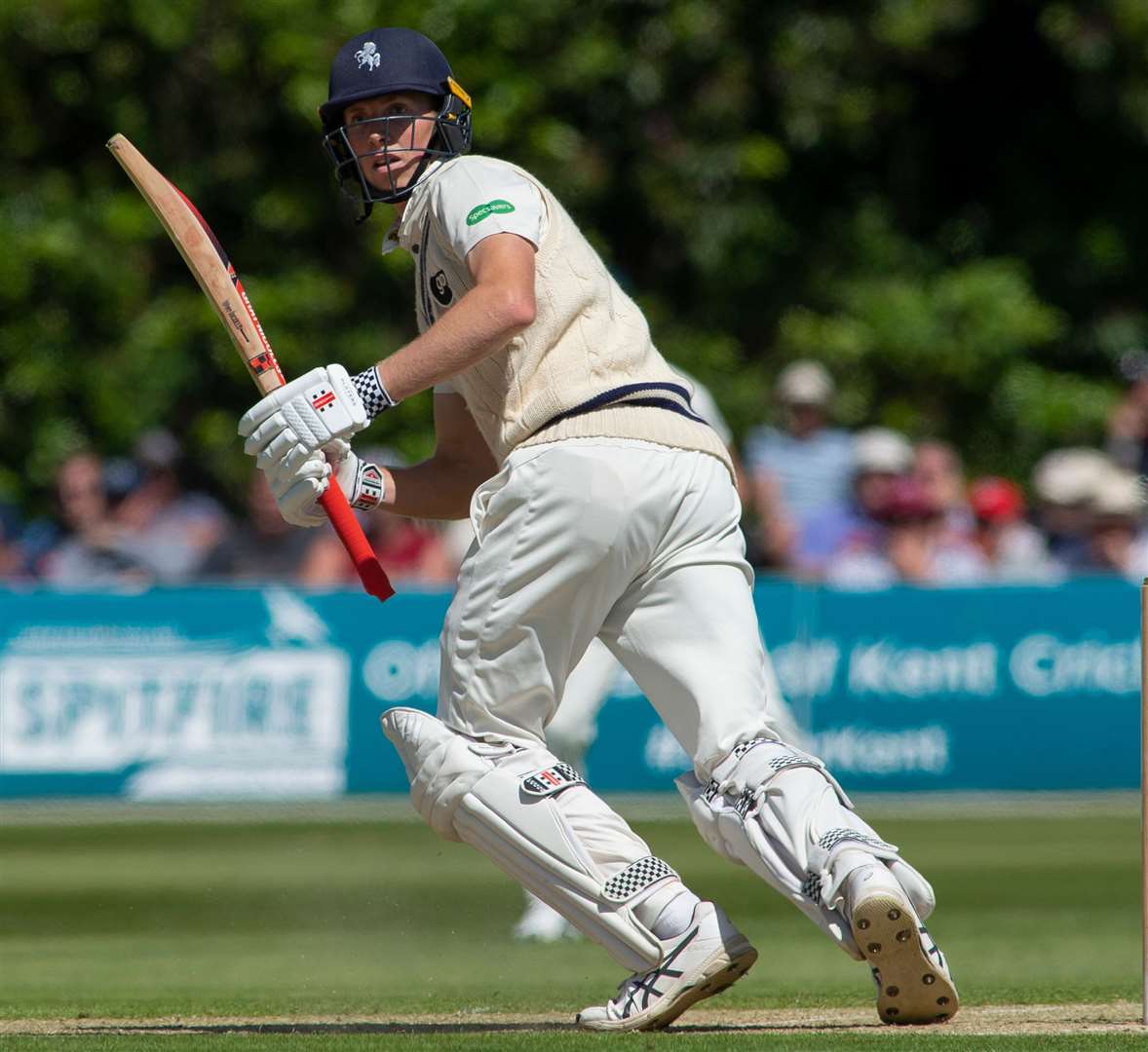 Kent's Zak Crawley is part of England's squad for the three-match Test series in the West Indies. Picture: Ady Kerry