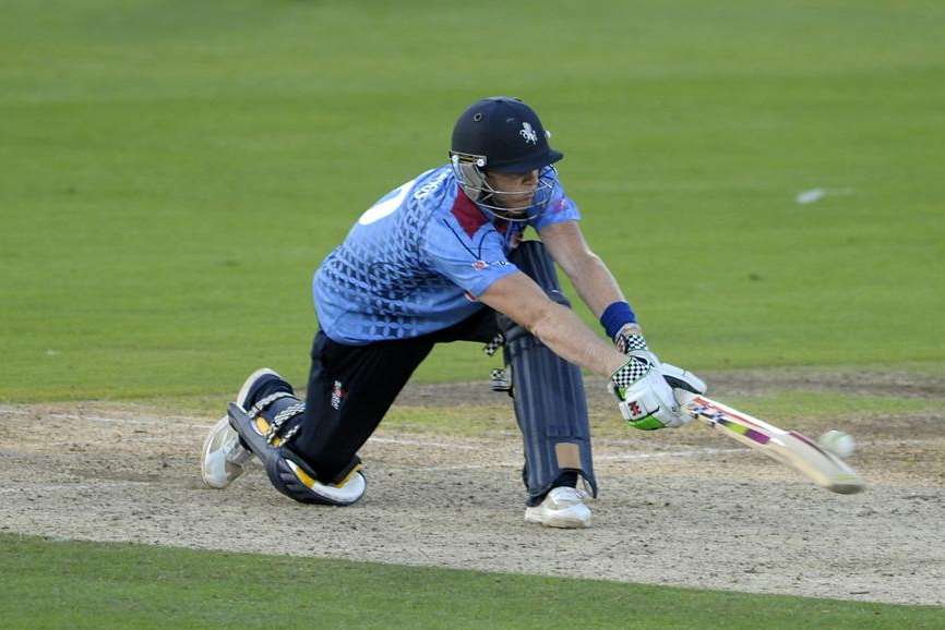 Sam Billings smashed 61 off 35 balls for Kent against Gloucestershire. Picture: Barry Goodwin