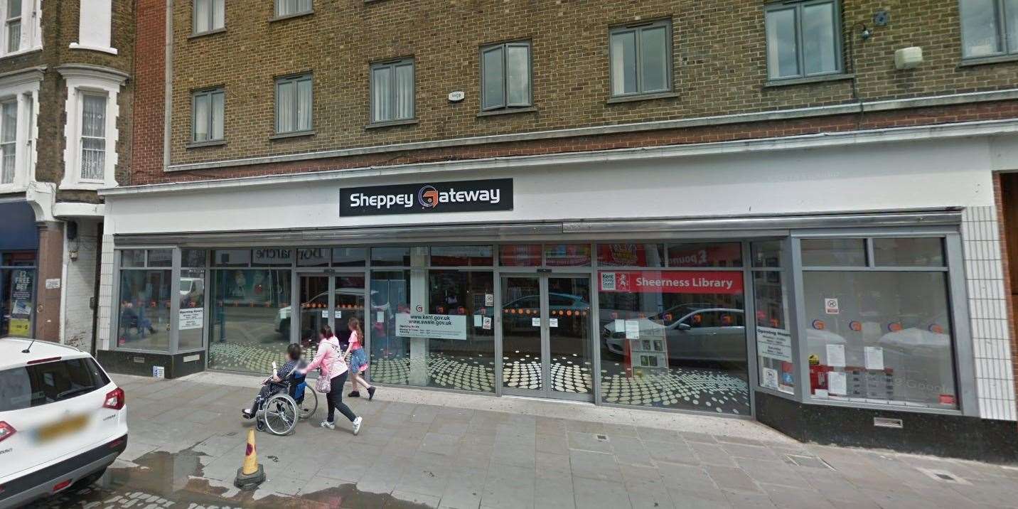 The library upstairs at the Sheppey Gateway in Sheerness High Street has been forced to close due to a sewage leak. Picture: Google