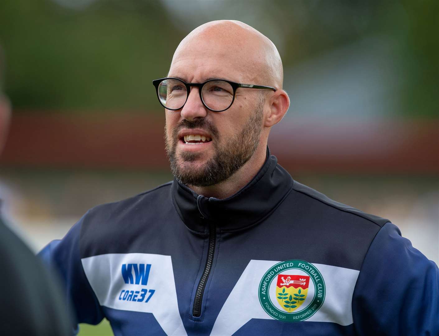 Kevin Watson’s last game in charge of Ashford United was on Saturday Picture: Ian Scammell