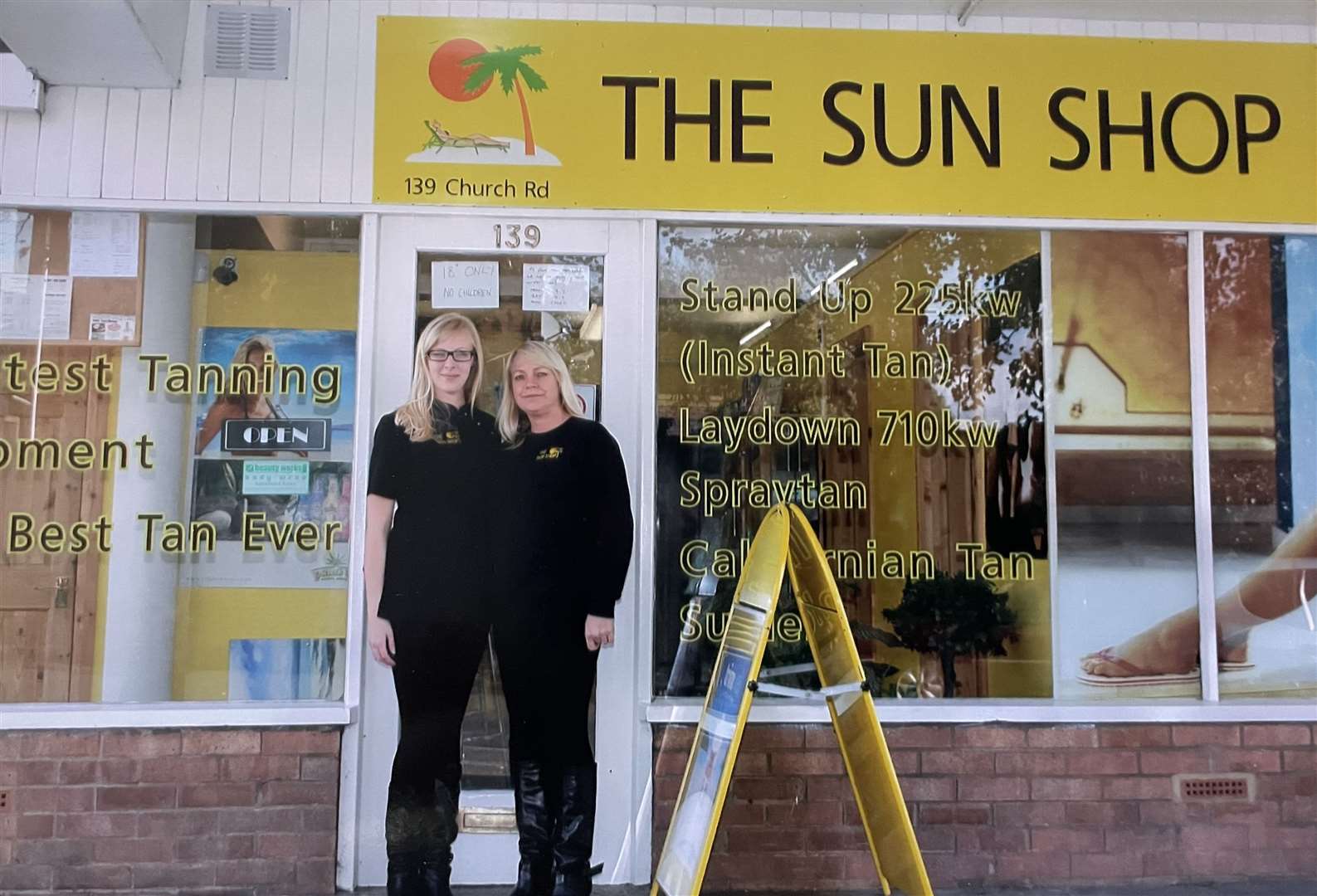 Kim ran the shop with her daughter Kayleigh. Picture: The Sun Shop