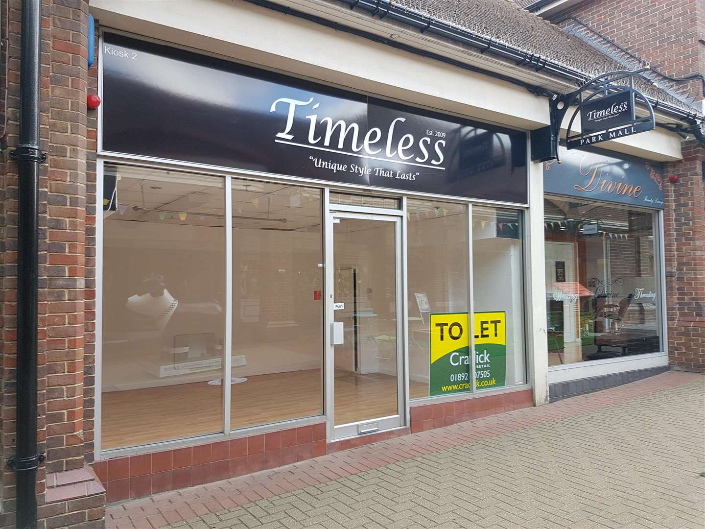 Timeless has run its course at its Park Mall location