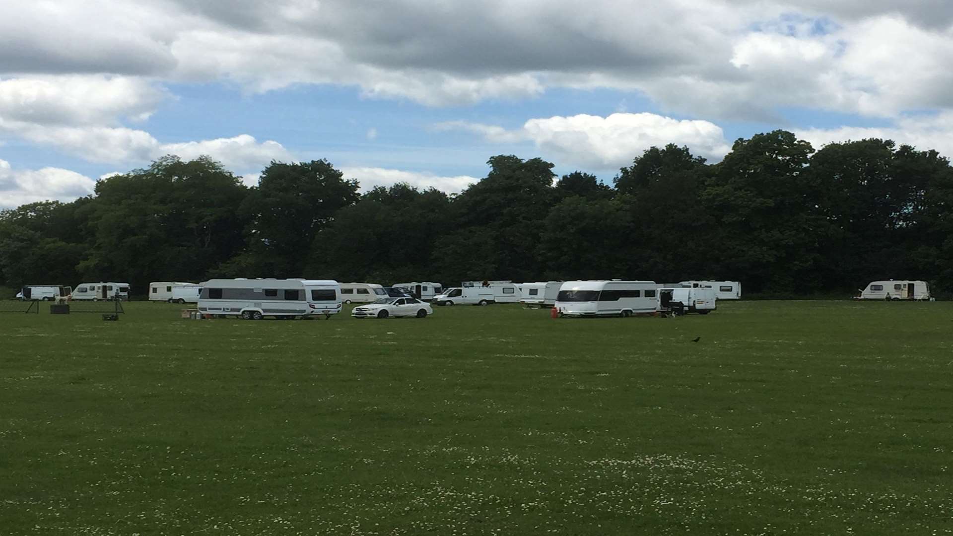 Travellers have moved on to the Beverley Meadow.