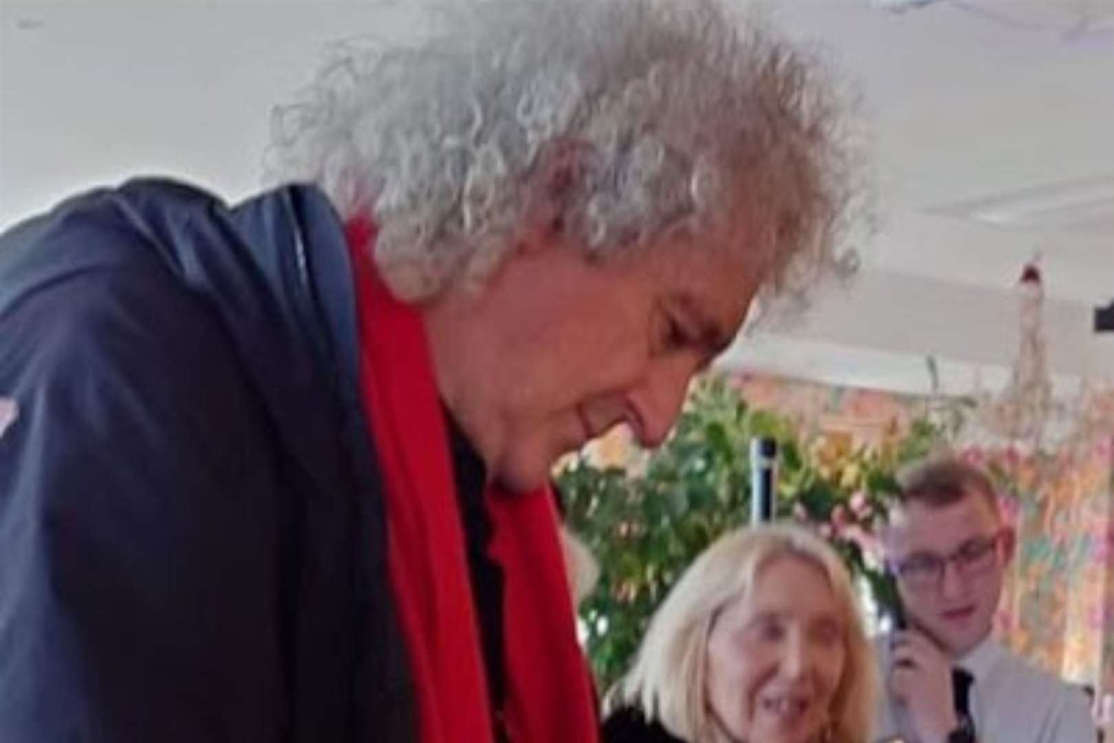 Brian May from Queen was at The Waterfront in Hythe today. Picture: The Waterfront