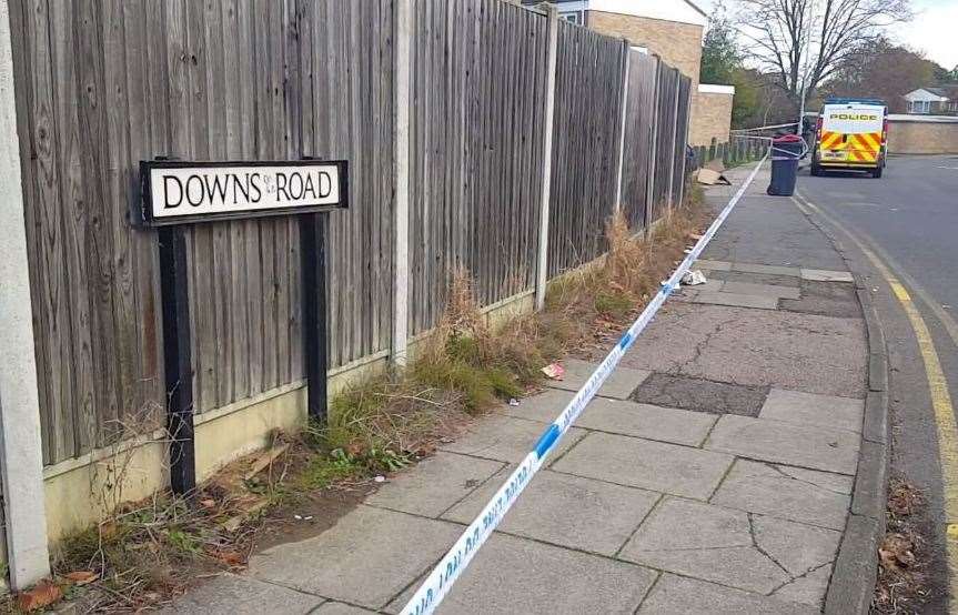 The woman was raped in a house in Downs Road